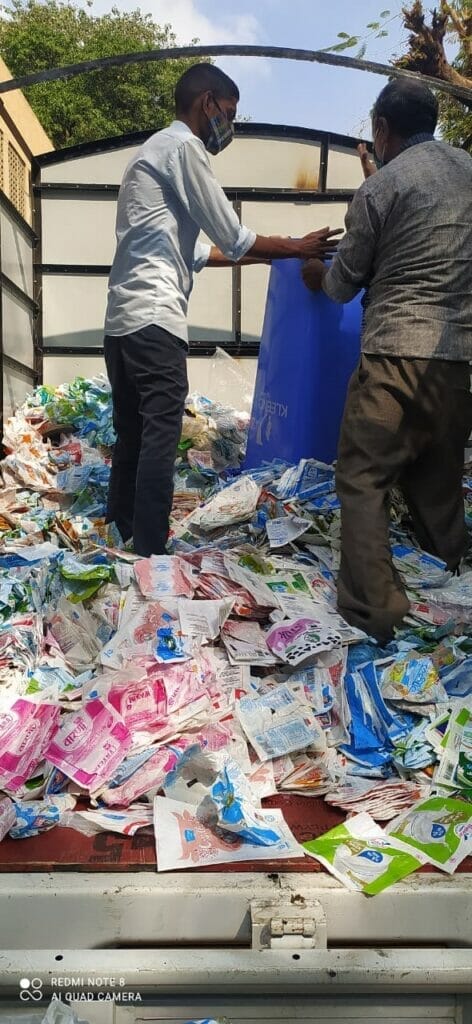 Milk Bag Project Har Ghar Hara Ghar